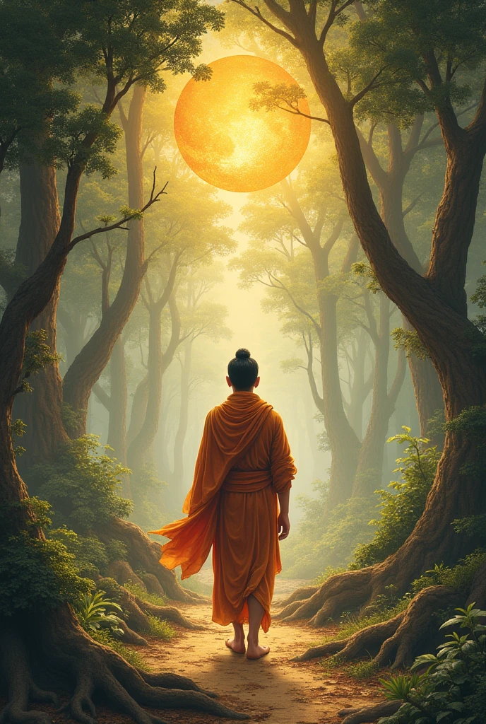 Create a tale about one of Buddha's past lives (Jataka tales), linking it to a lesson he later taught as the enlightened Buddha.