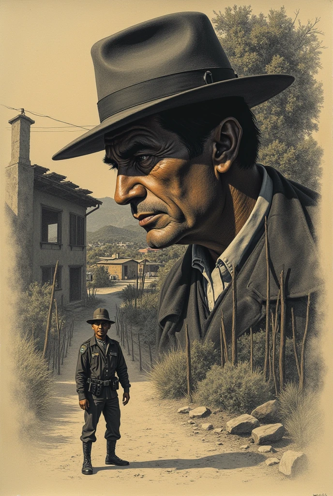 Any drawing from any part of the work Who killed Palomino Molero?