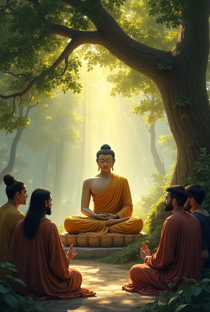 Narrate the story of Buddha's last days and final teachings, exploring the impact on his disciples and the legacy he left behind.