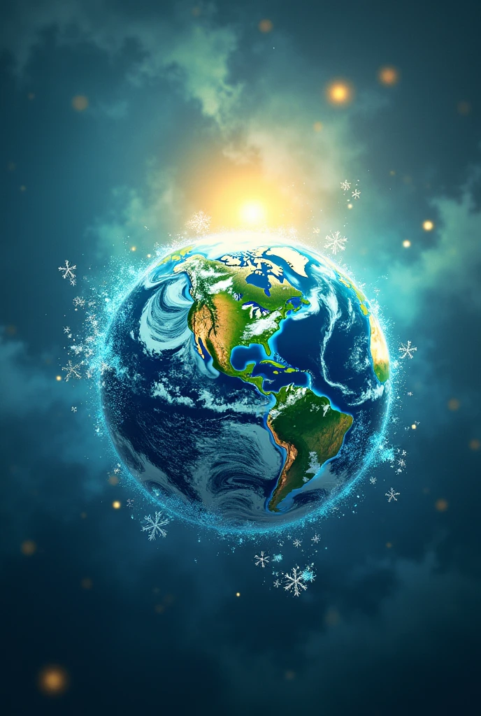 Create a cool global warming background