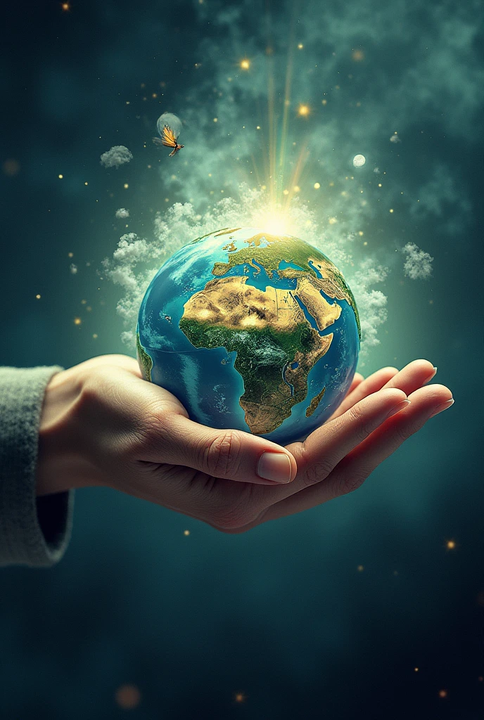 Create a cool global warming background