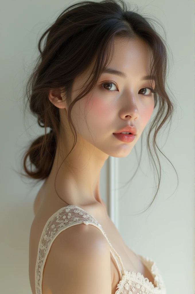 Woman with little bust