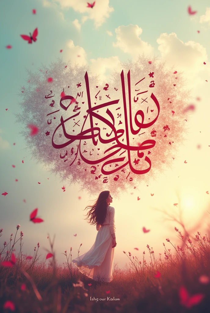 I want a creat a pic for my WhatsApp channel dp channel base of Urdu poetry channel name ishq our kalam