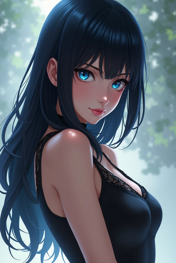 Himawari uzumaki en pose provocativa