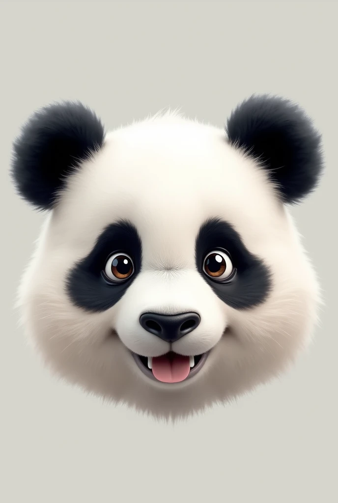 panda face png with audifonos air pods
