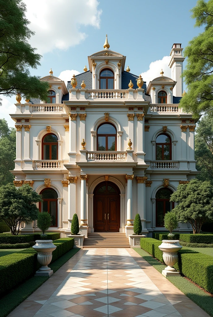 (a big mansion luxury look 