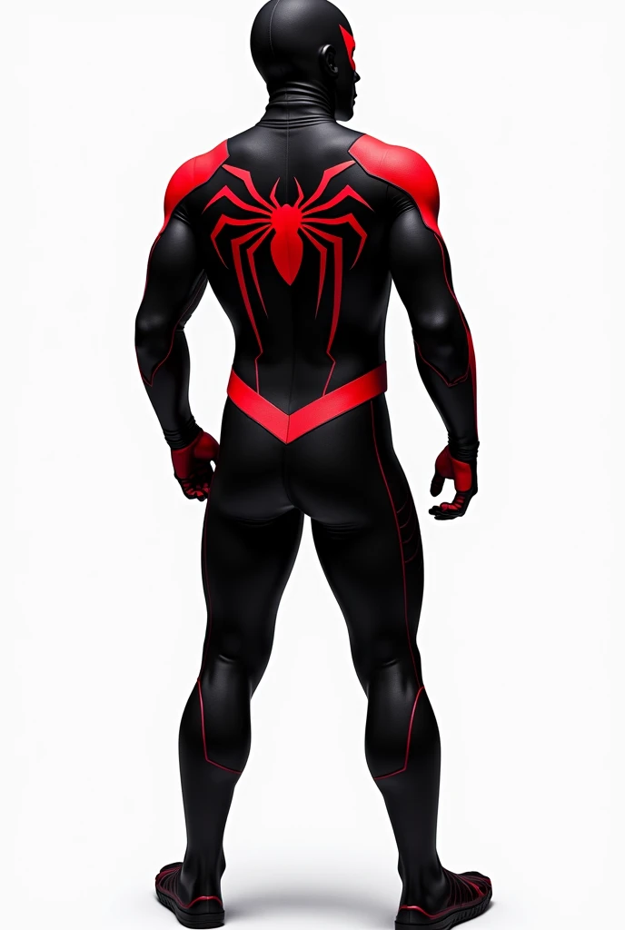 A onesie inspired by Miles Morales' black suit