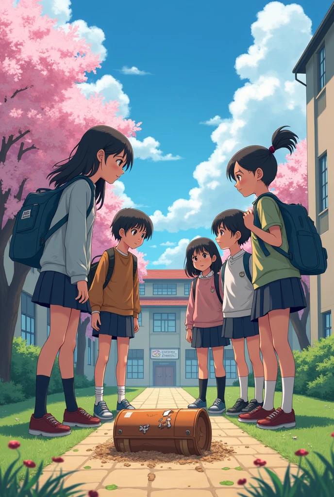 Primary school students time capsule: 友人グループが希望と夢を込めたtime capsuleを埋める. A few years later, They fill it、See how their lives have changed, Learning Valuable Lessons Along the Way Japanese Private Server
