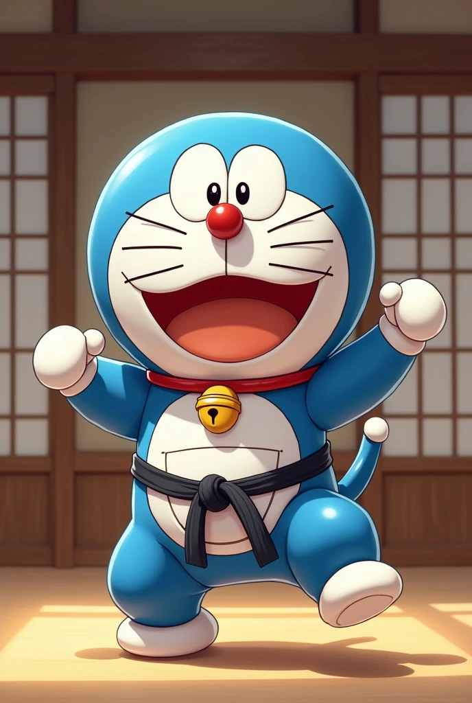 Doraemon karateca