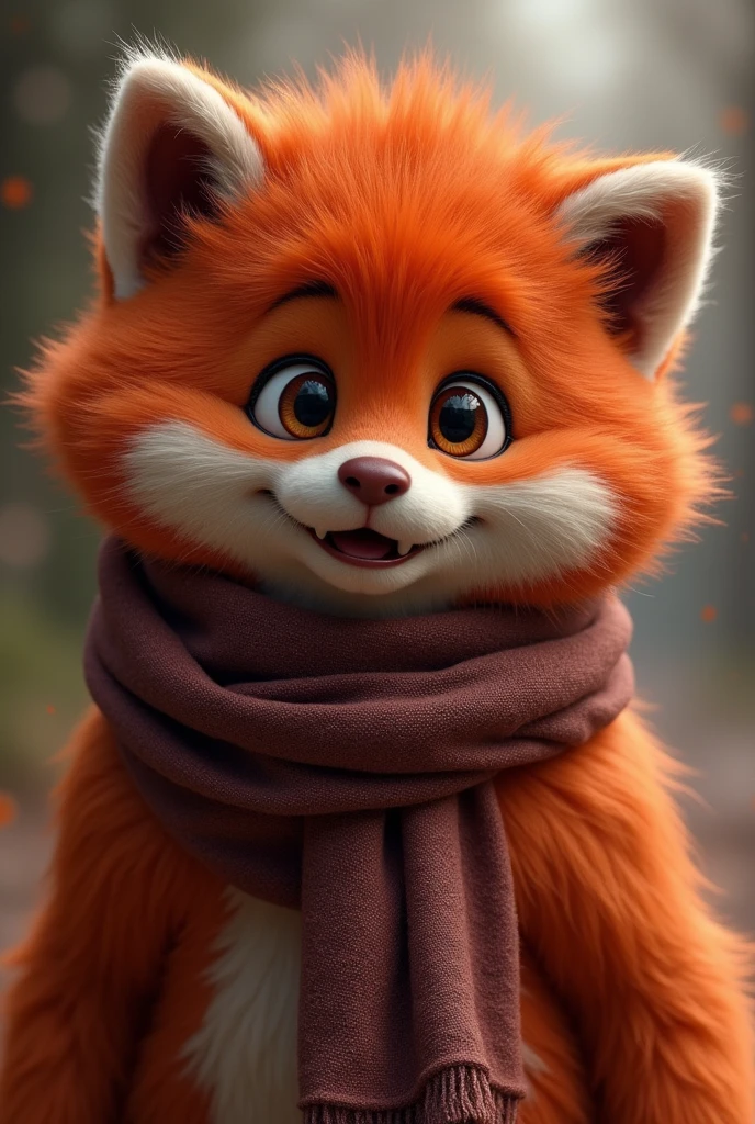 furry with red hair