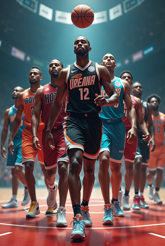 Make a 22-player basketball team called Altered Movement