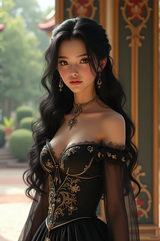 Black haired princess