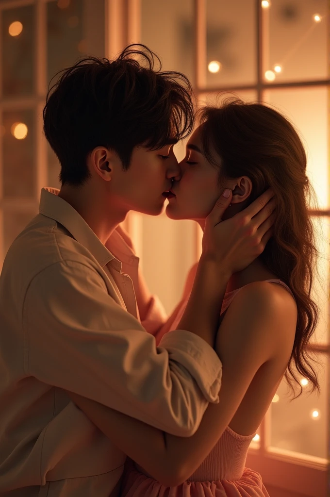 Taehyung and Jungkook from bts kissing