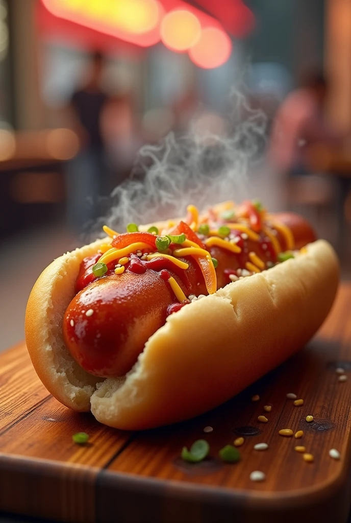 Delicious hot dog