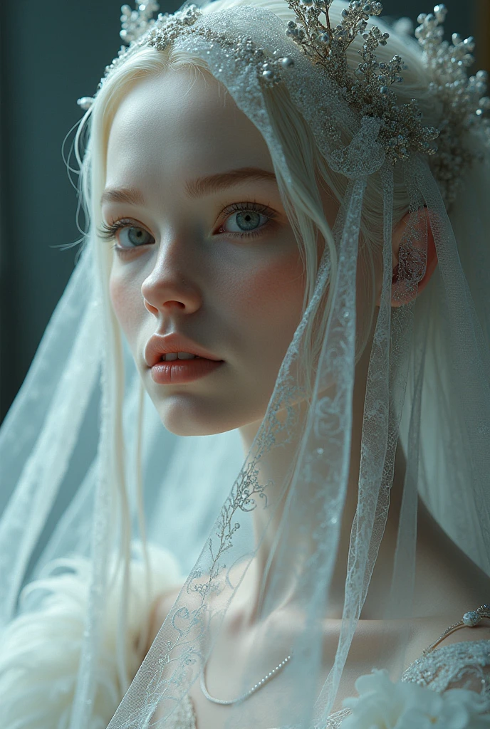 fantasy, Invalid、White、emit a magical light, masterpiece, best quality, 8K, Delicate skin texture, Detailed fabric texture, Delicate face, Intricate details, Extremely detailed,