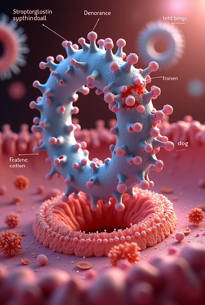 Image of the hemolytic action of streptolysin s