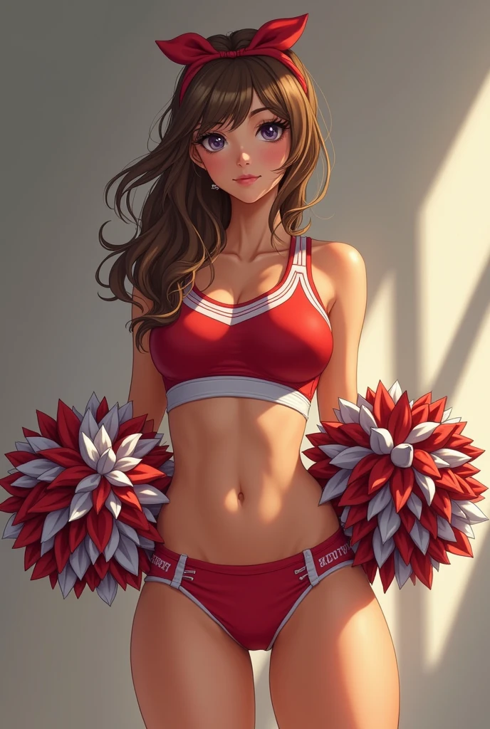 extremely detailed picture of cute cheerleader girls in their underwear 