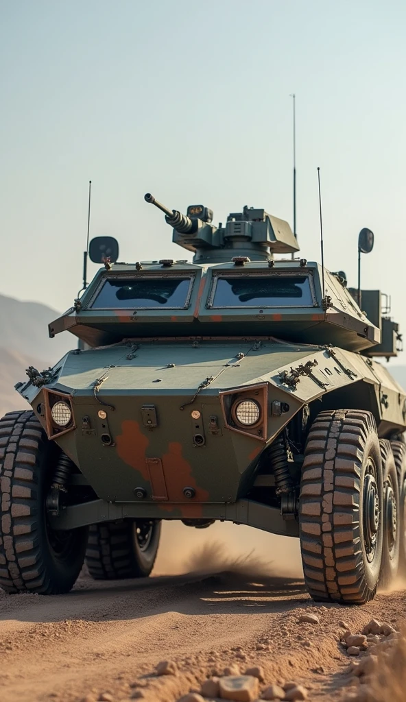 Armored combat vehicle.