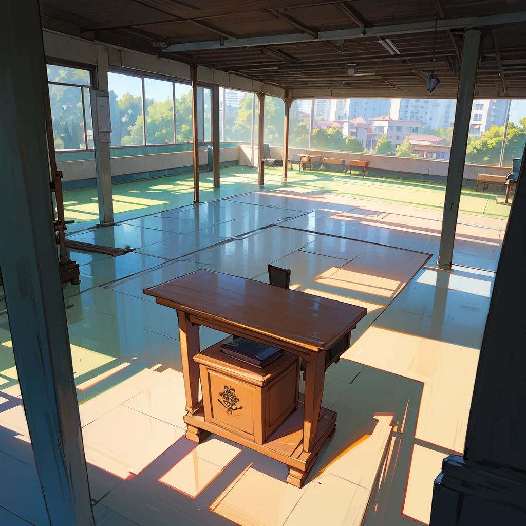 Young Generation School has many rooms in each building. Consisting of 1 lobby, 2 car parks, 2 motorbike parks, 2 ceremonial fields, 1 bus stop, 90 classrooms (building 1, 30 class X rooms, building 2, 30 class X roomsI, building 3, 30 class X roomsII)
2 teachers' rooms, 1 tutor room, 2 guidance and counseling rooms, 1 principal's room (main building)
1 PKS room 1 coordinator room 1 meeting room 3 chemistry labs 3 physics labs 3 biology labs 3 computer labs 2 UKS rooms 1 mosque 1 church 1 prayer room 1 school warehouse 1 outdoor basketball court 1 outdoor futsal court 1 volleyball court 1 jogging track 1 swimming pool 1 open hall 1 closed hall 1 practicum garden 1 camp area 1 library 3 study rooms 1 student council room 1 karate room 1 pencak silat room 1 PMR room 1 math club room 1 English club room 1 Indonesian Literature club room 1 dance stadium room 1 ballet stadium room 1 broadcast room 1 painting room/drawing 1 cooking room 1 counseling room 1 music room 1 art room 1 violin room 1 guitar room 1 piano room 1 gazebo 1 fountain and garden 1 lake 1 cooperative 10 canteen 15 men's bathrooms (in each building there are three)
15 women's bathrooms (in each building there are three)
2 gates 1 security post 1 access barrier 1 rooftop 1 sports room MAKE THE DESCRIPTION ABOVE INTO A SCHOOL FLOOR PLAN DRAWING FOR YOUNG GENERATION HIGH SCHOOL, MAKE A SCHOOL BUILDING THAT CONSISTS OF THE WHOLE BUILDING