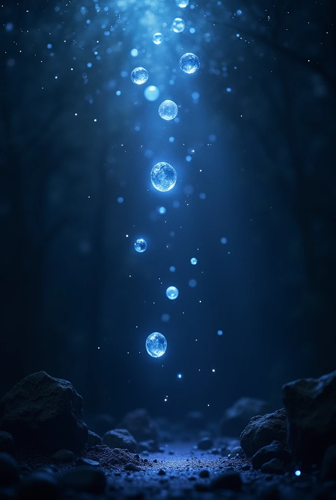 Jewels rain down from the night sky