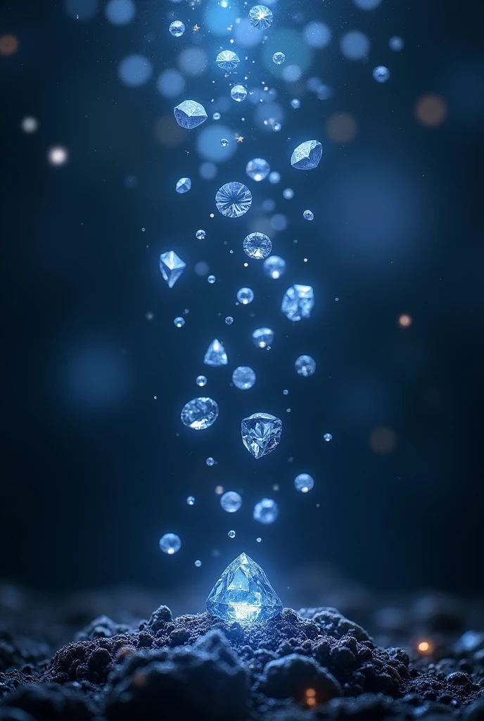 Jewels rain down from the night sky