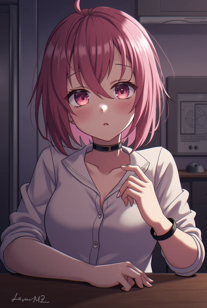 One girl, choker,Worrier,Depends on the audience,Anime Style
