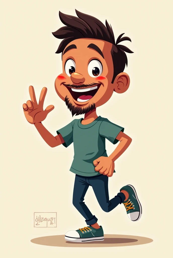 Yusuf dikec pulling in cartoon 
