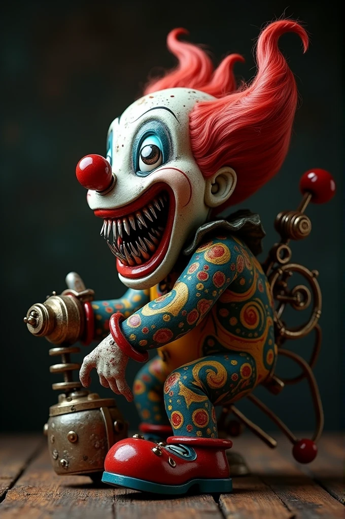 Clown tattoo machine