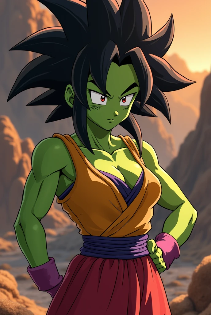 Kefla from dragon ball having sex with vados