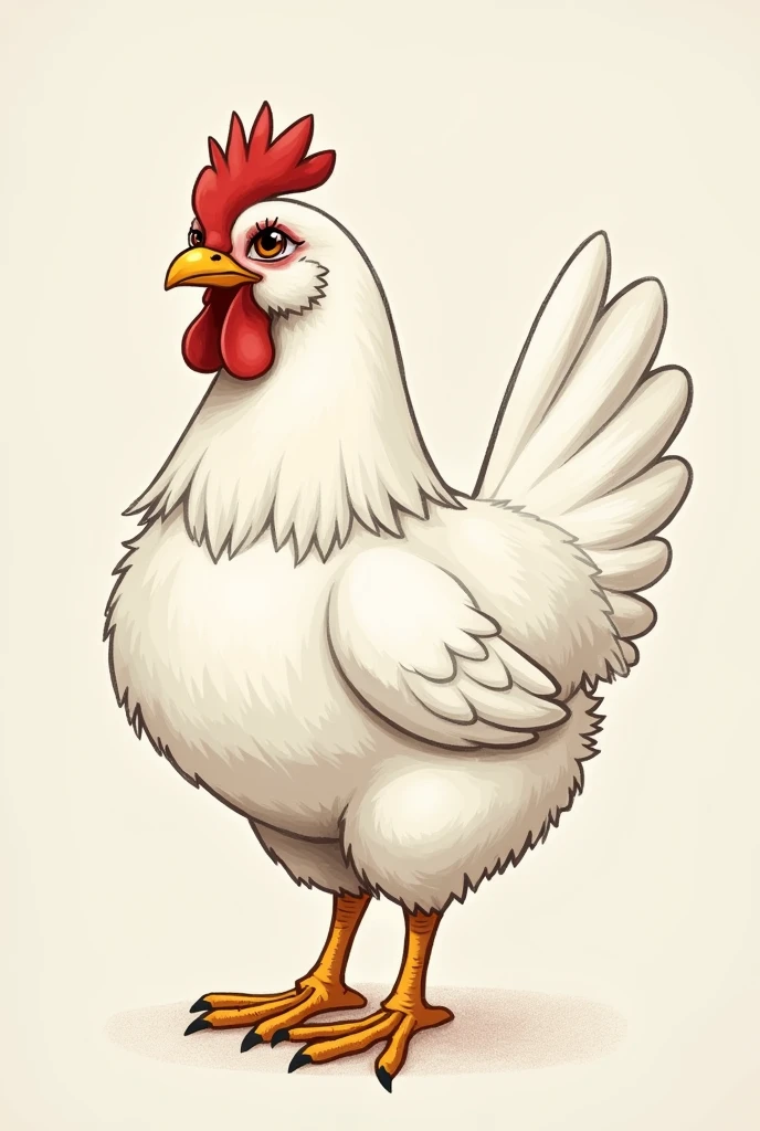 Draw a hen