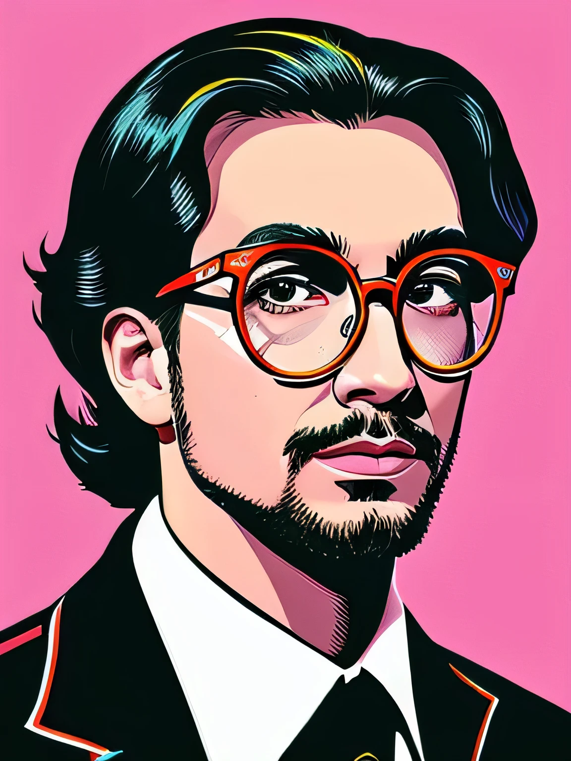 Painting, Glasses only, Pop Art, high quality