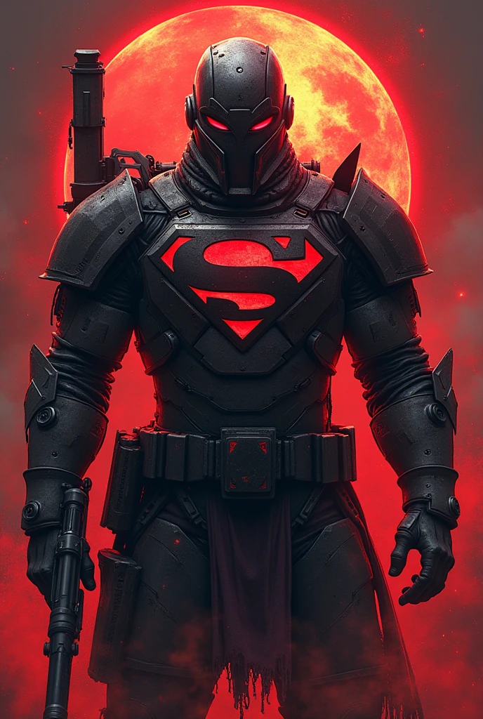 Make a super violent logo with armed people and armor with the following writing: eat them pussy 