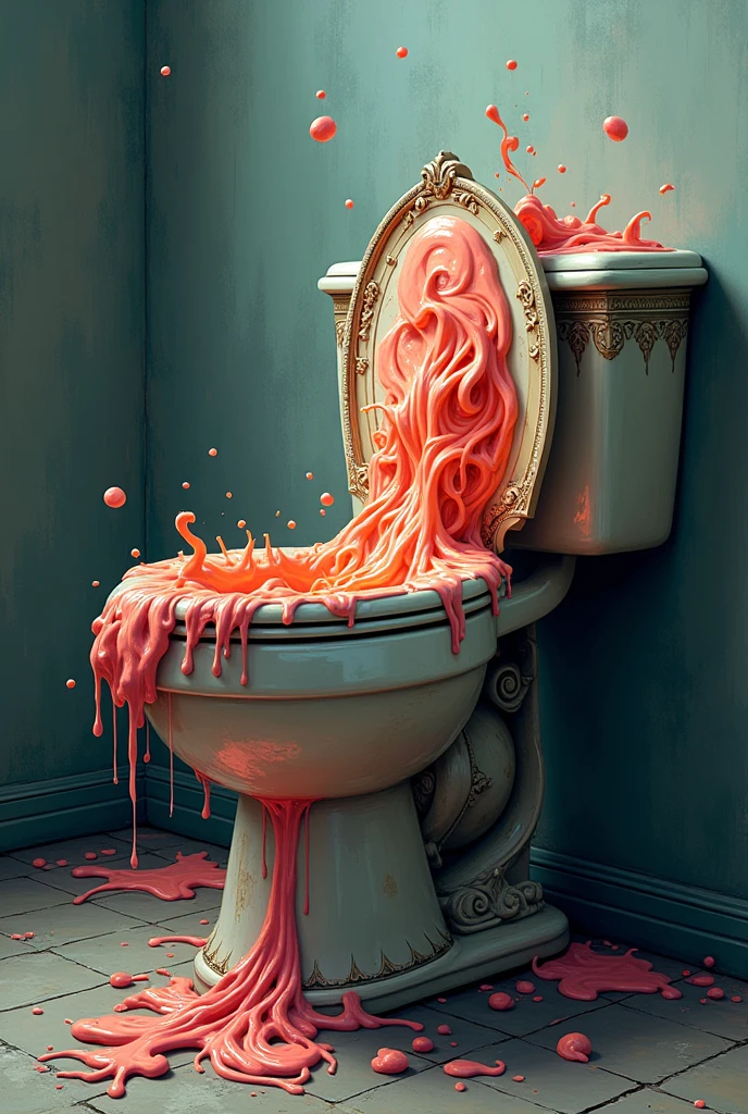 Toilet with poo image