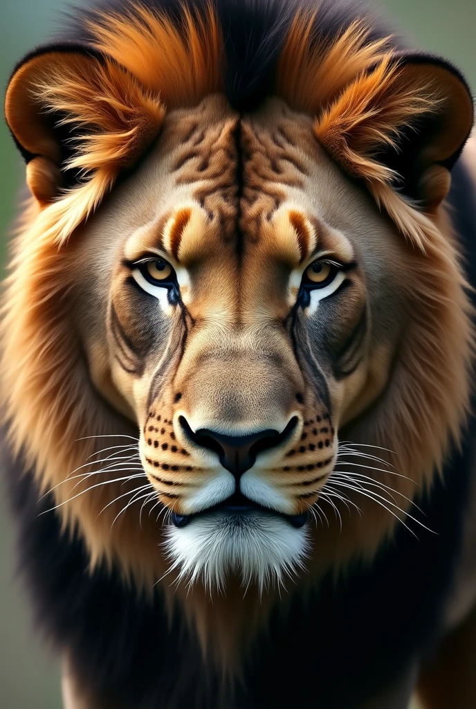 Lion staring coldly? Focus on the lion's face and details ultra realistic 8k based on very realistic lion movie