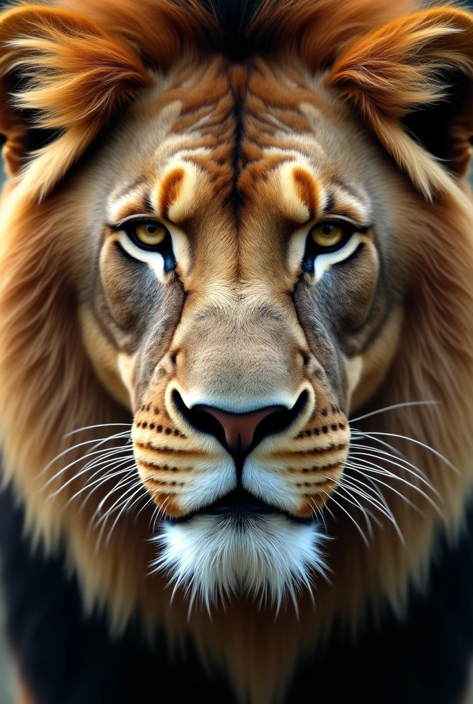 Lion staring coldly? Focus on the lion's face and details ultra realistic 8k based on very realistic lion movie