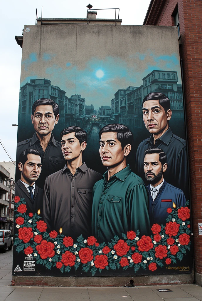 Graffity about 5th may 2013 Shapla Tragedy of Bangladesh 