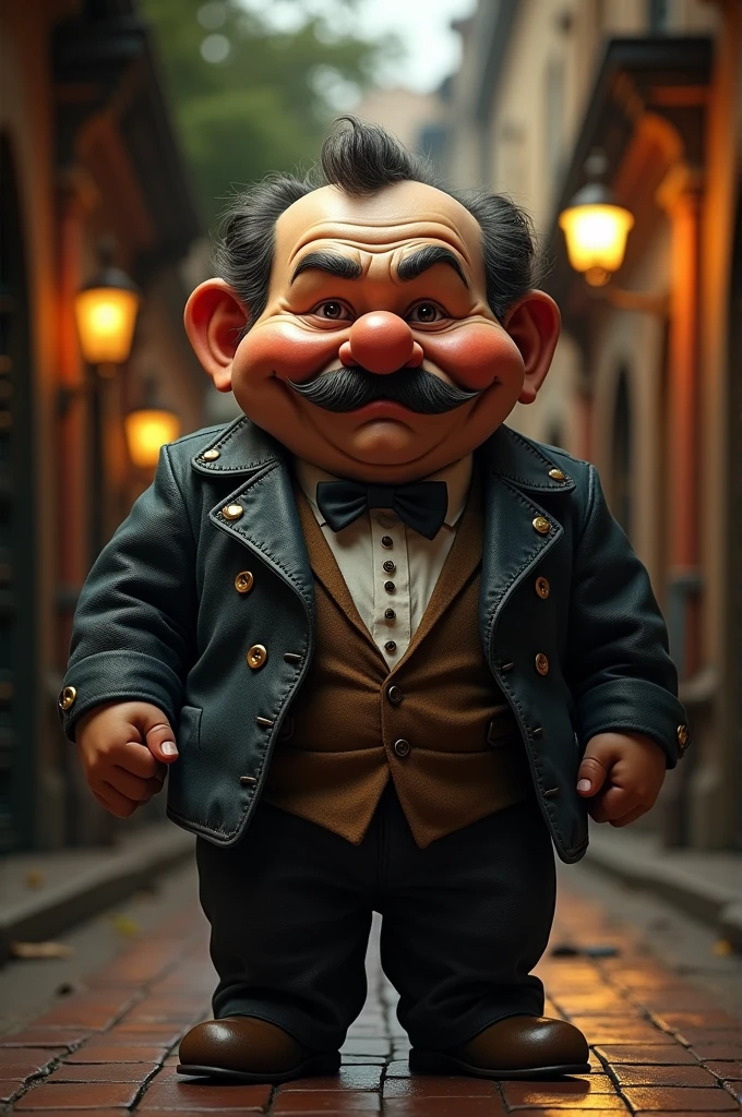 Dwarf resembling Carlos Gardel