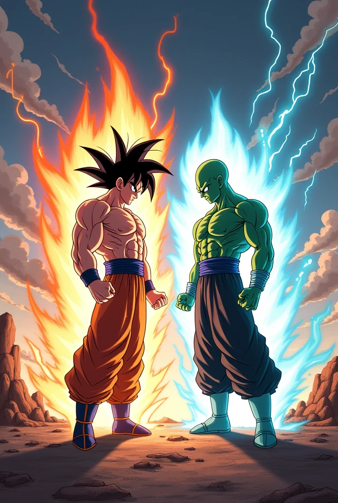 Goku and picolo transformation
