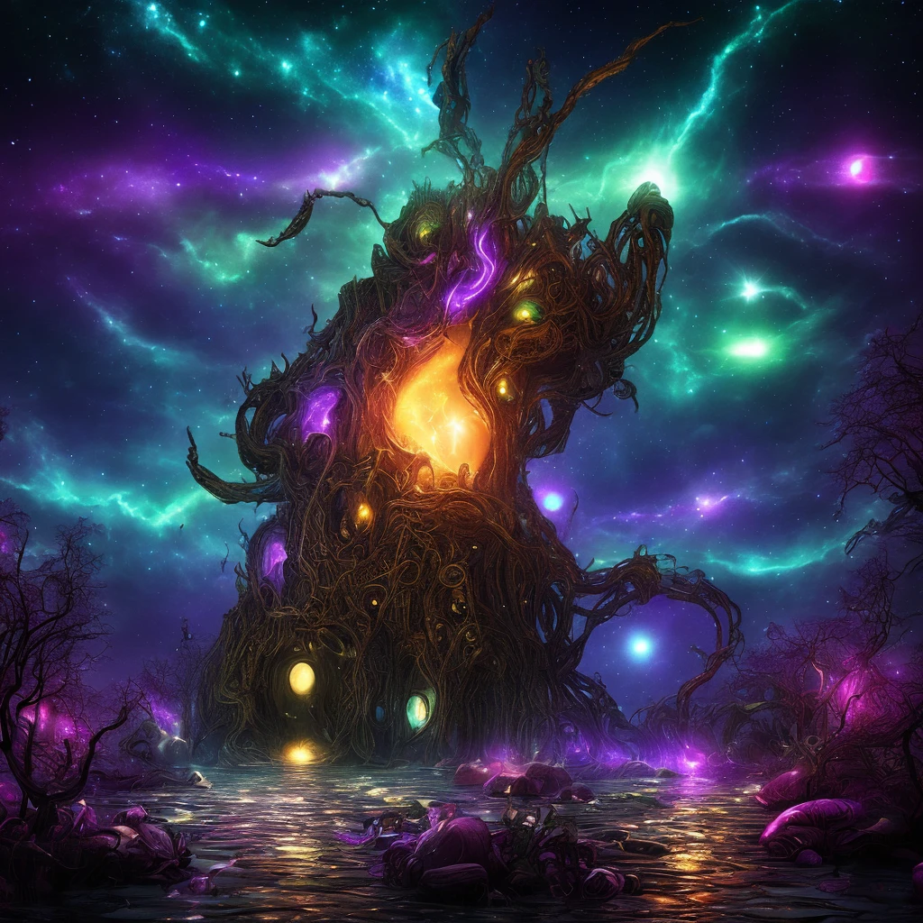 Create an image of cosmic horror 