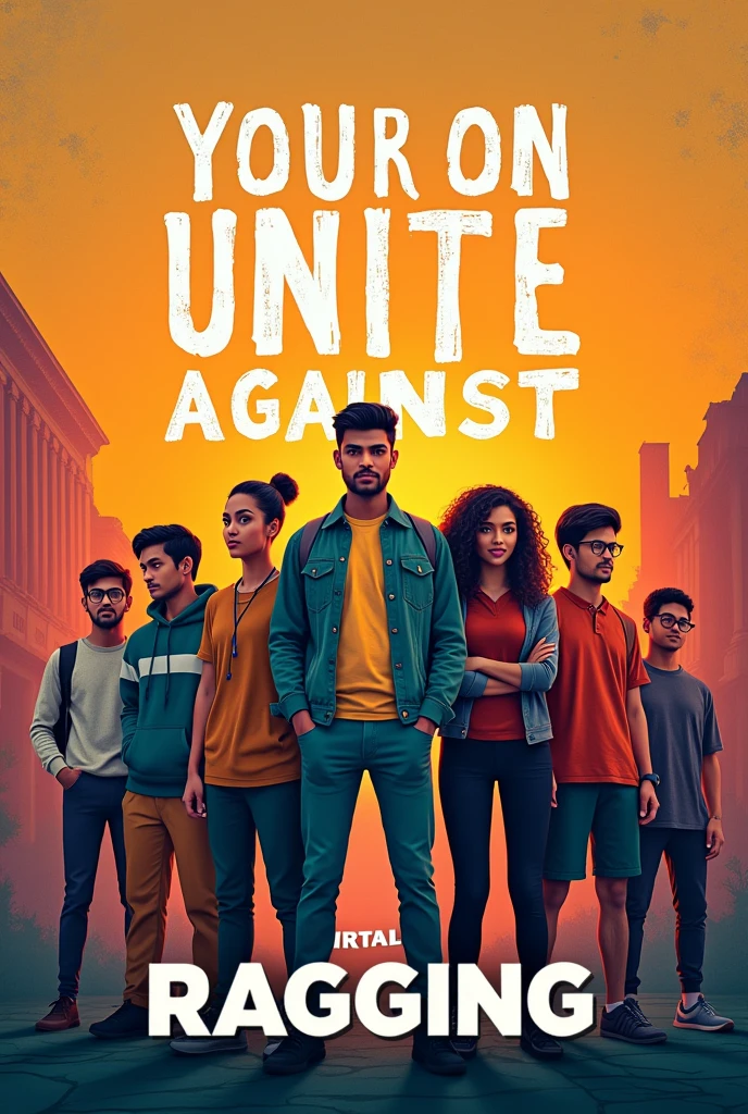 Poster on unity against ragging