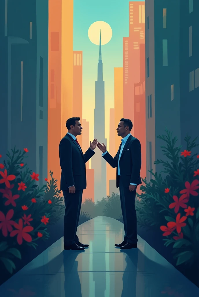 Create an image alluding to customer service