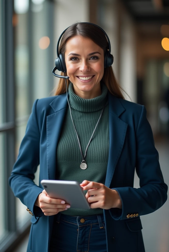 Create an image alluding to customer service
