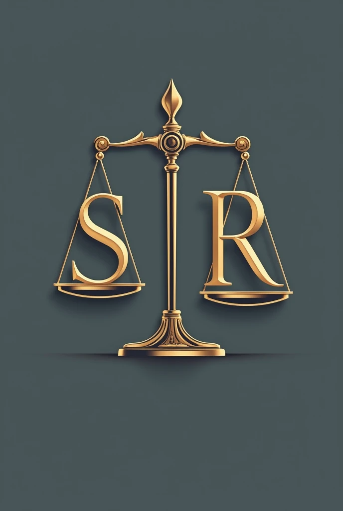 Lawyer logo with the initials STR and a scale 