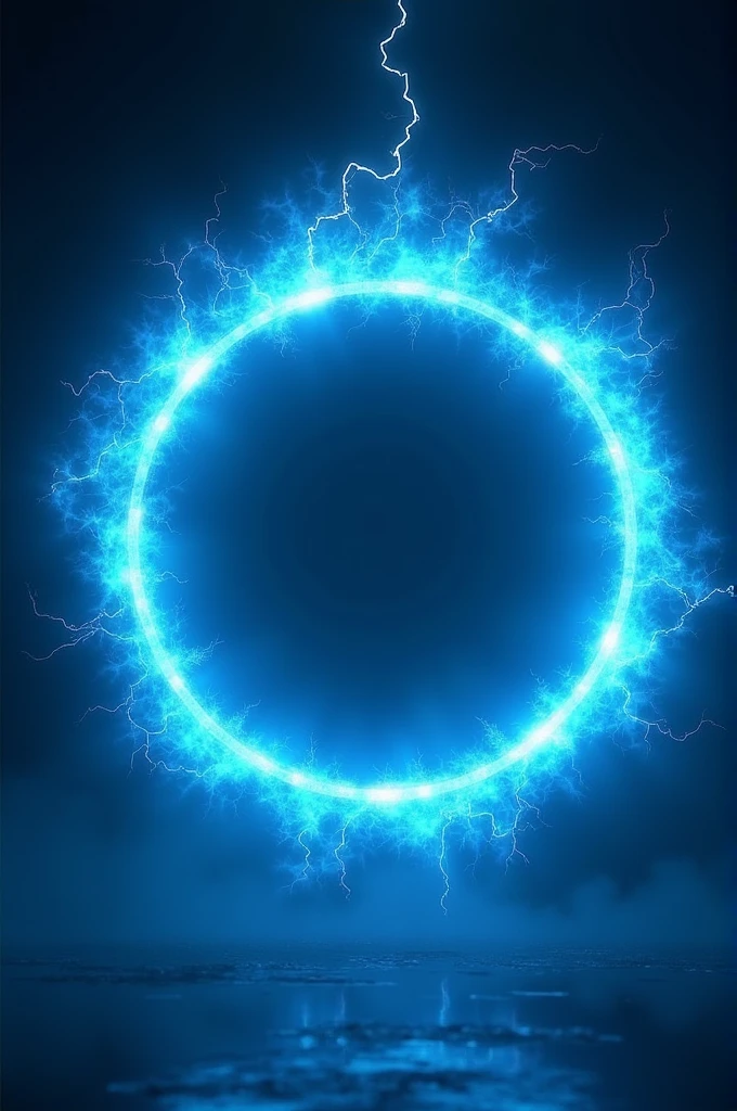 A blue circle like bijli 