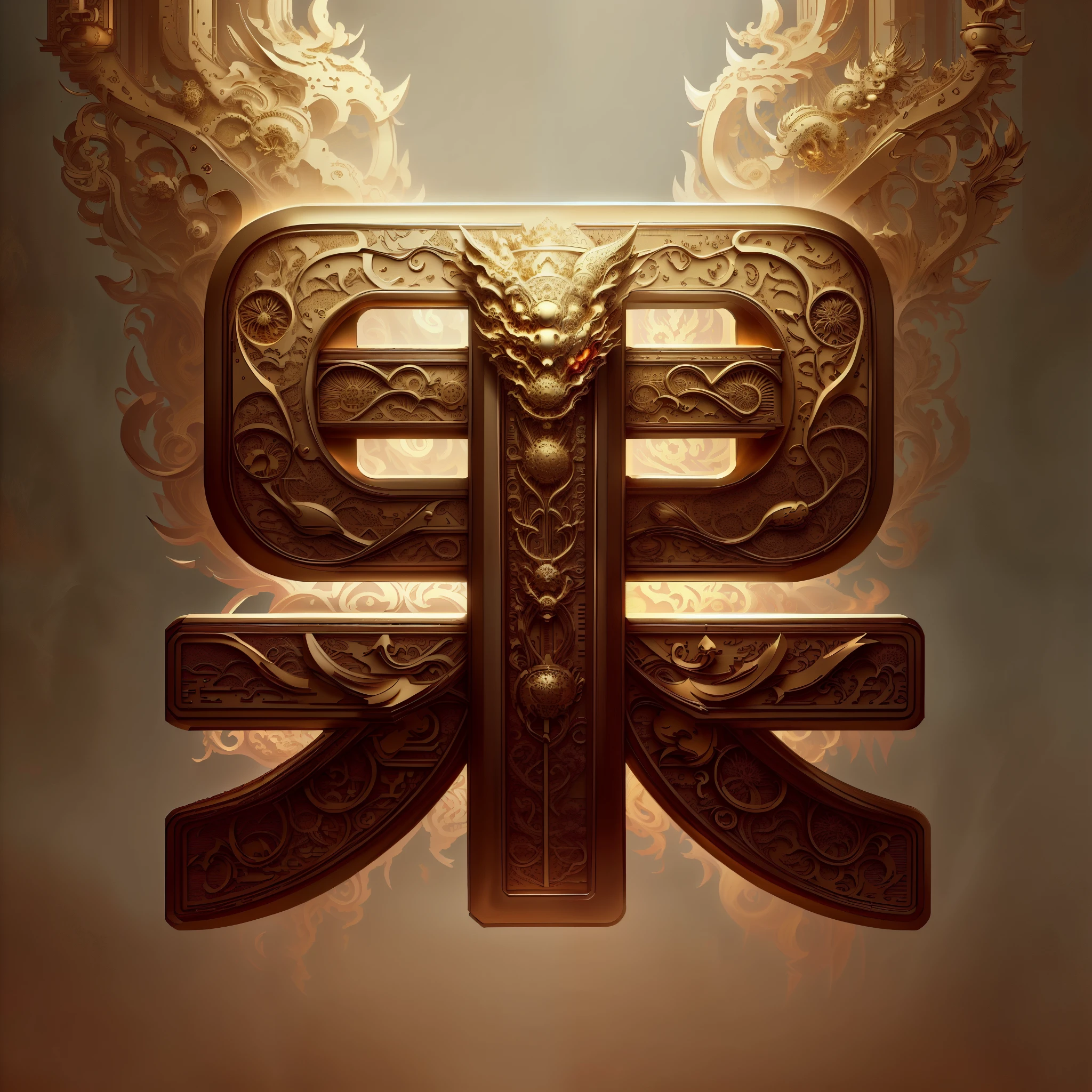 Simple background,masterpiece,best quality,Very detailed,microphone,Gold carved pattern,Chinese floral patterns,totem,Chinese dragon,Phoenix,Red silk