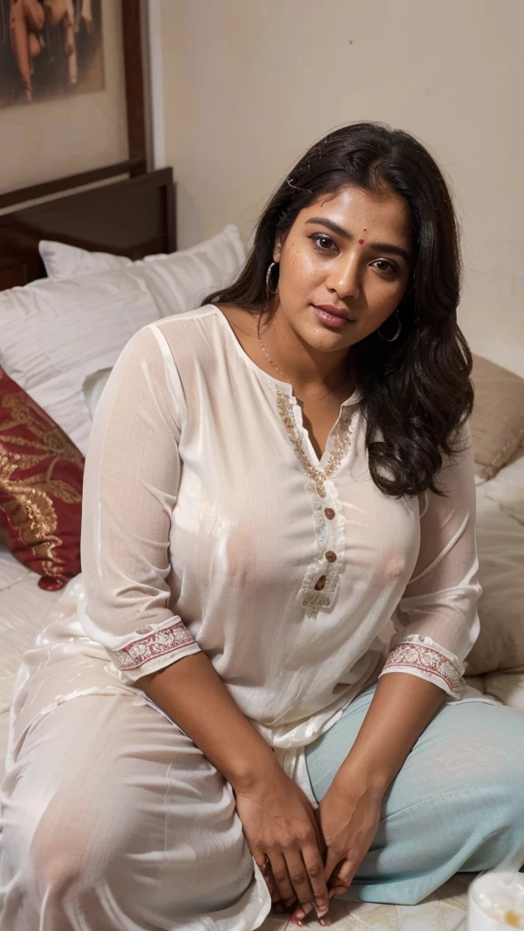 Day scene, full body photo of a plus sized 45 year old indian with a man from top view, (Masterpiece, Best Quality, High Resolution), office Background, (cum Splash on her breasts and nipples, cum Splash on her face, Splash of cum, cum Splash on her blouse, cum Splash on her eys), Sweet 25 year old South indian women sitting on her knees in a crowded party hall with a man, hour glass body red lips, silver colour silky gown, lightly makeup,ultra realistic, realistic, look at viewer (cinematic:1.3), intricate details,