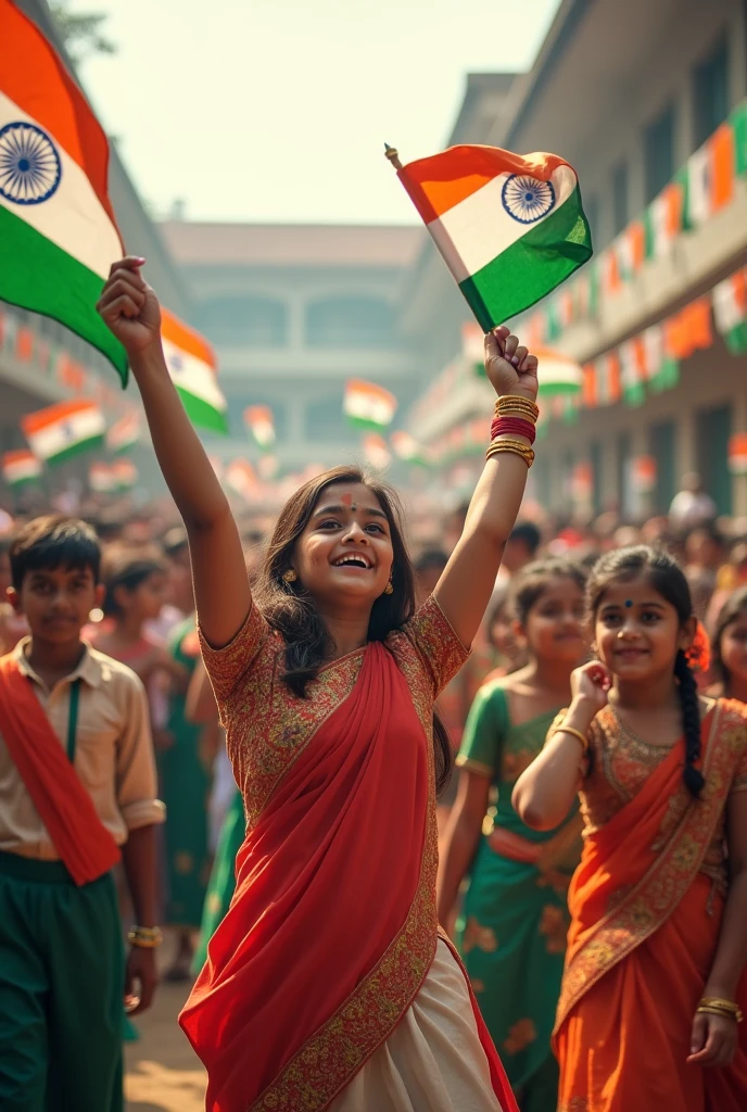 Indian Indipendentns day in school