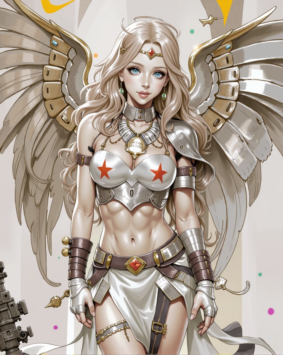 anime - style illustration of a woman with wings and armor, angel knight girl, artgerm. anime illustration, artgerm. high detail, artgerm style, artgerm', artgerm detailed, extremely detailed artgerm, beautiful cyborg angel girl, artgerm on artstation pixiv, artgerm and wlop
