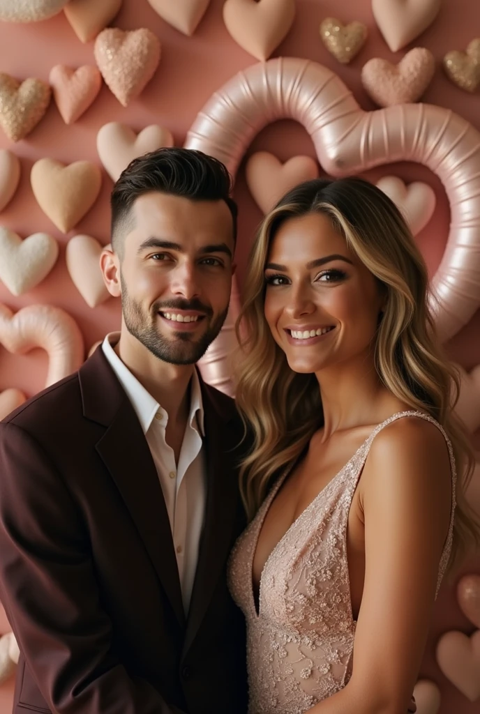 Marrysan and Ramos form many hearts 