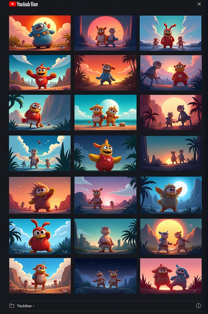YouTube shorts thumbnails